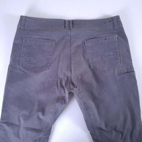 Kuhl Gray Kanvus Canvas Hiking Jeans Size 40x30* - Picture 5 of 11